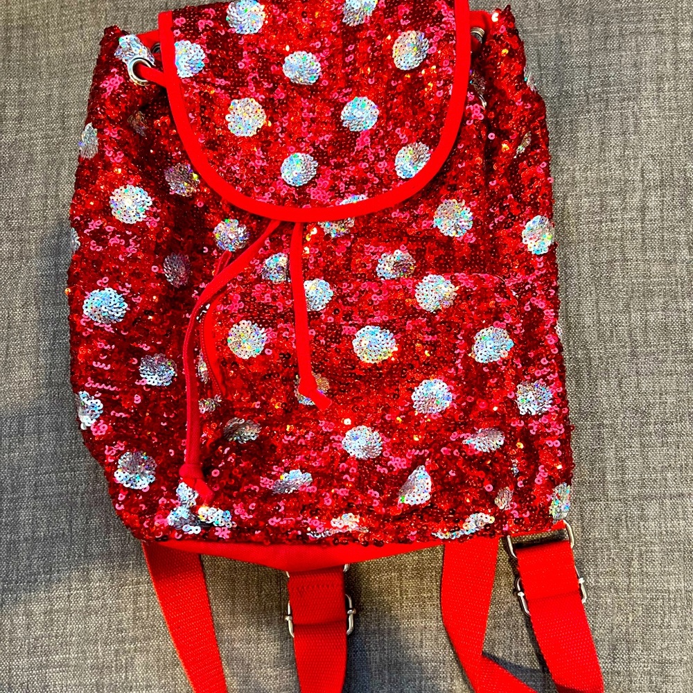 Disney Park Sequin Minnie Backpack